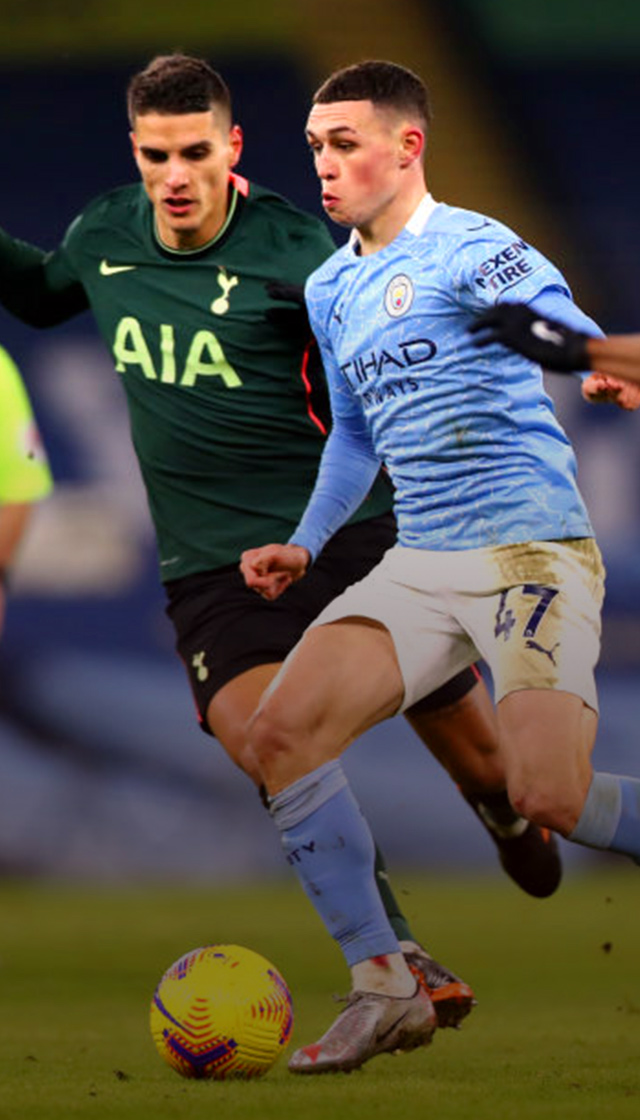 Carabao Cup Final 2021 / Man City 1-0 Tottenham: Aymeric Laporte heads